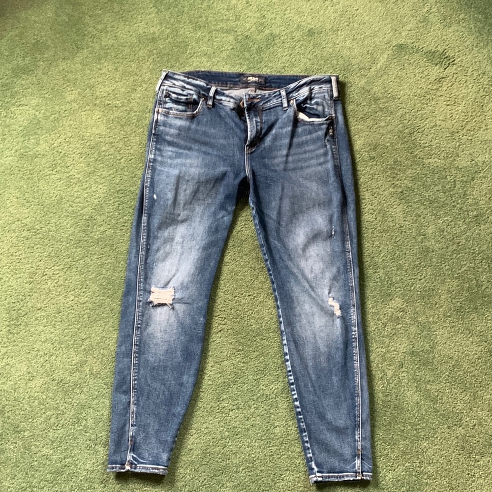 Silver Jeans-Avery Ankle Skinny 34x27